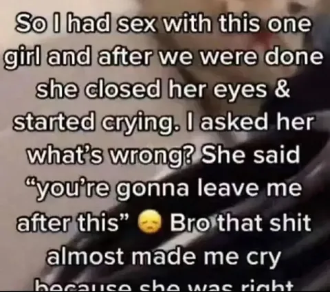 She Was Right After Sex