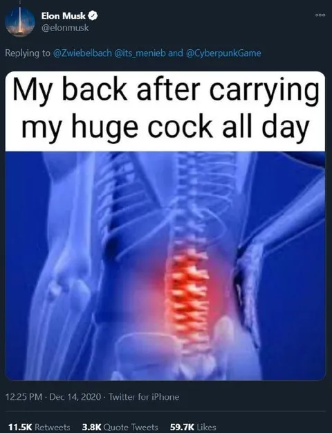 Back Pain From Carrying Huge Cock