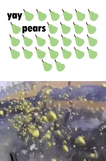 Yay Pears Train Crash