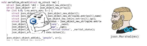C Programmer Serializes a Struct