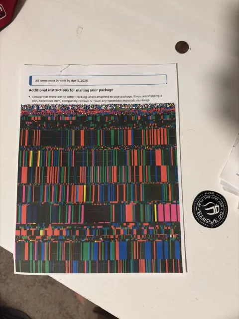 Package Instructions Barcode Glitch