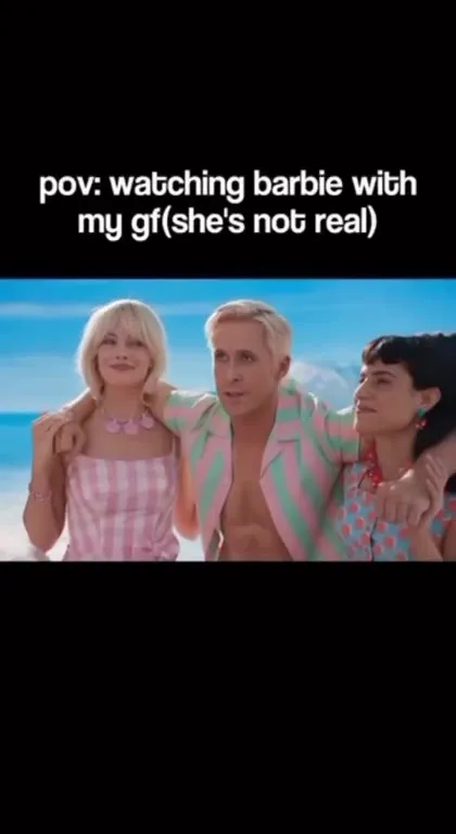 Watching Barbie With My Imaginary Girlfriend