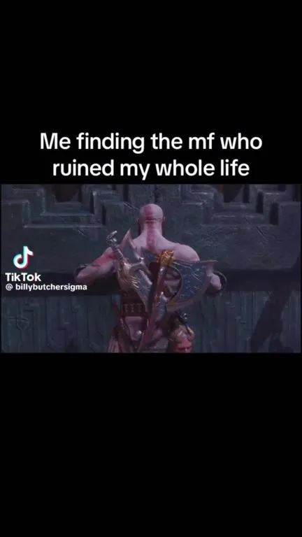 Kratos Finds the One Who Ruined His Life