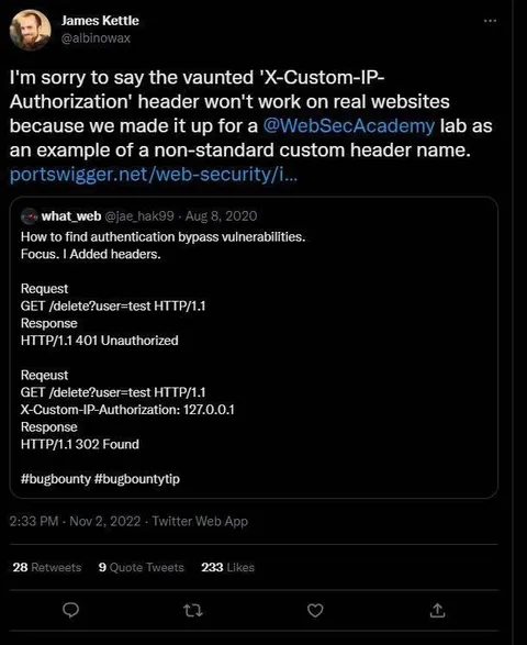 Fake Header Breaks Real Websites