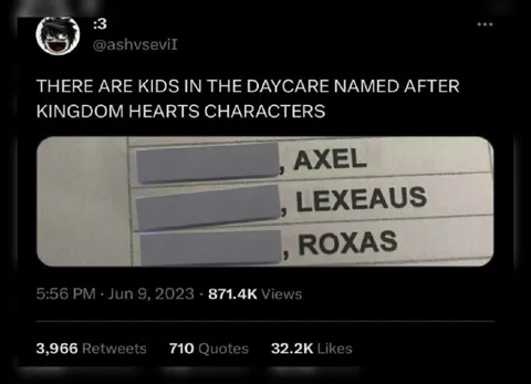 Kingdom Hearts Daycare Names