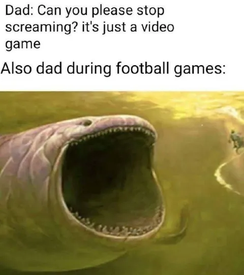 Dad During Football Games