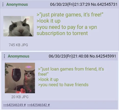 Pirating Games Is Free