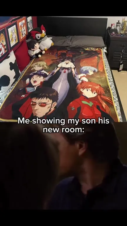 Showing My Son His Anime Room