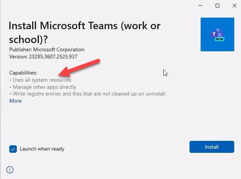 Microsoft Teams Uses All Resources