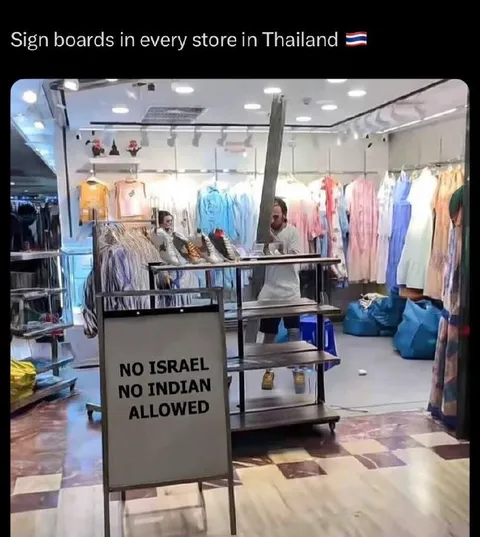 Thailand Store Sign Shock