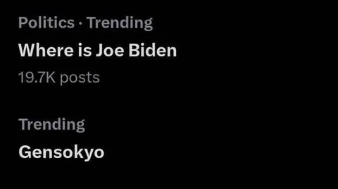 Where Is Joe Biden? Gensokyo