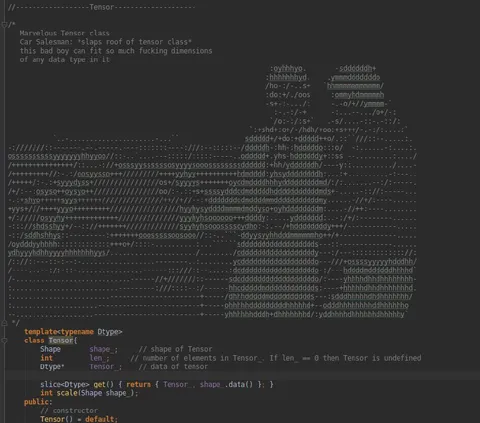 Marvelous Tensor Class