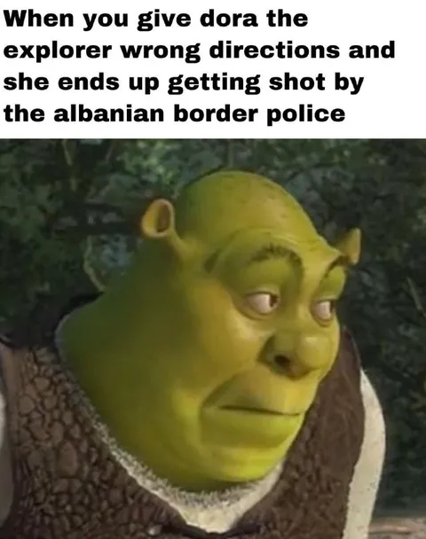 Shrek Gives Dora Wrong Directions