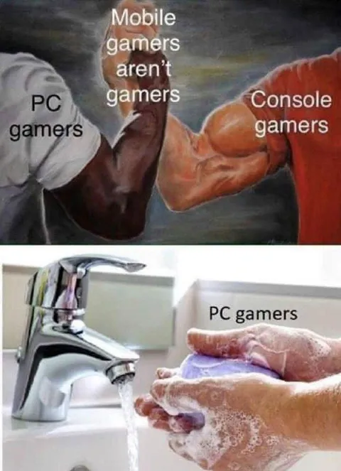 PC Gamers Wash Their Hands