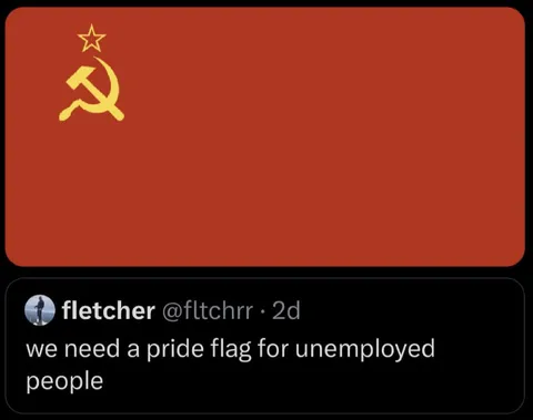 Pride Flag for Unemployed People