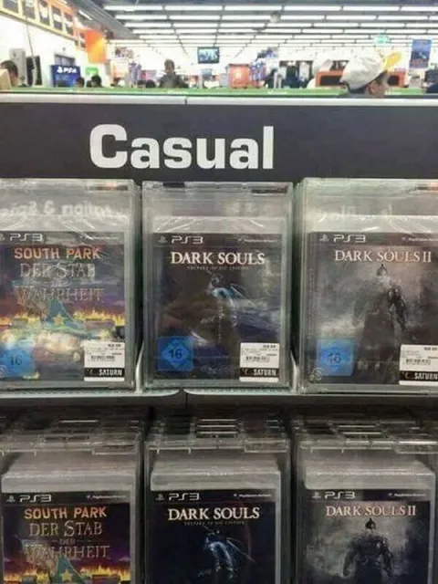 Casual Games Section Sells Dark Souls