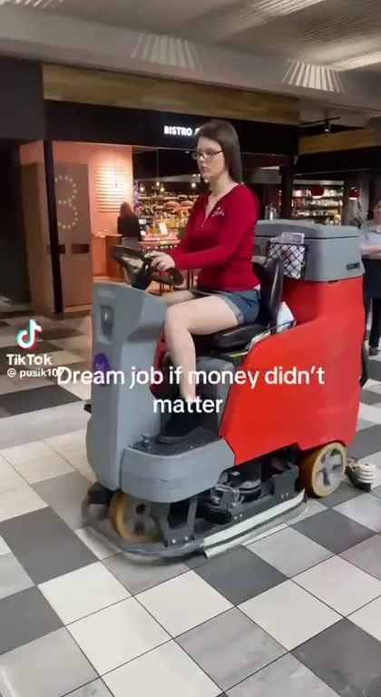 Dream Job Floor Scrubber