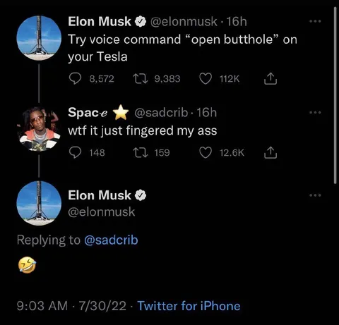 Open Butthole Tesla Reply