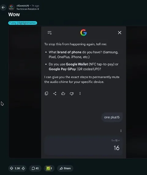 OnePlus 15 Calculator Confusion