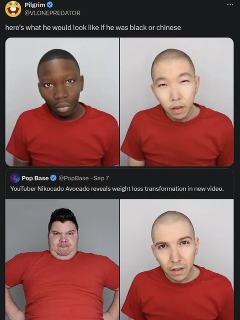 Nikocado Avocado Race Transformation