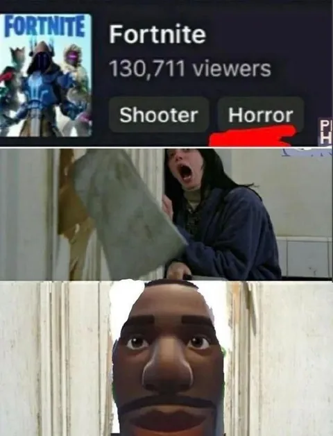 Fortnite Horror Reaction