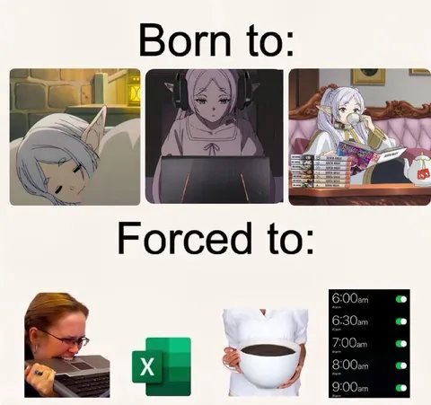 Born to Relax, Forced to Work