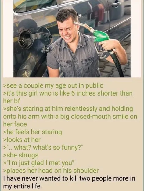 Couple at the Gas Pump