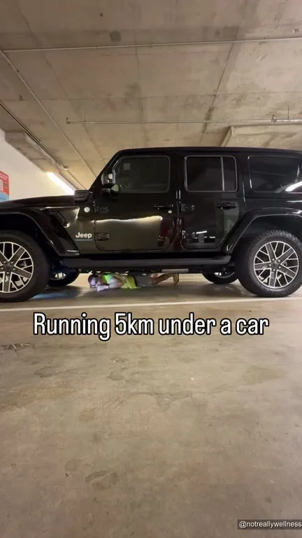 Running 5km Under a Jeep