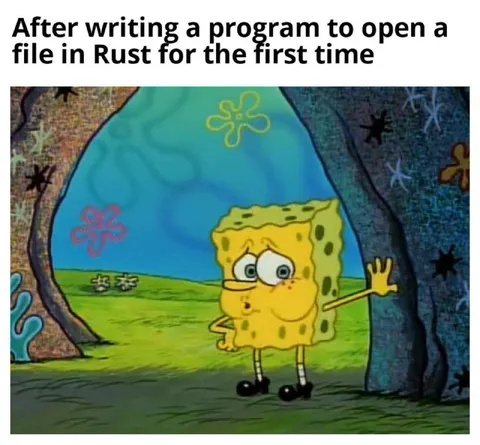 Rust File Opening for the First Time