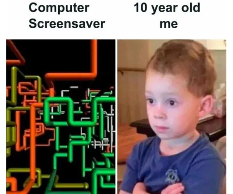 Computer Screensaver Childhood Fascination