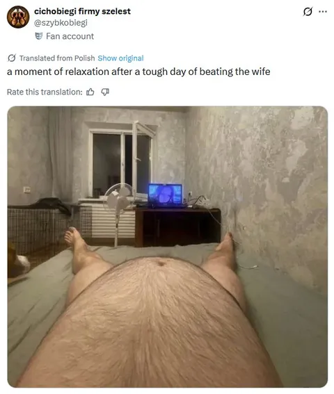 Relaxing After Beating the Wife