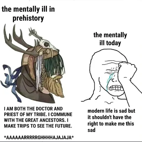 Mentally Ill Then and Now