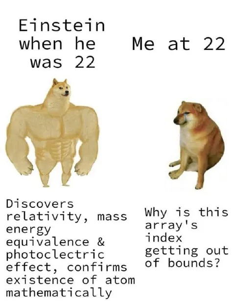 Einstein at 22 vs Me at 22