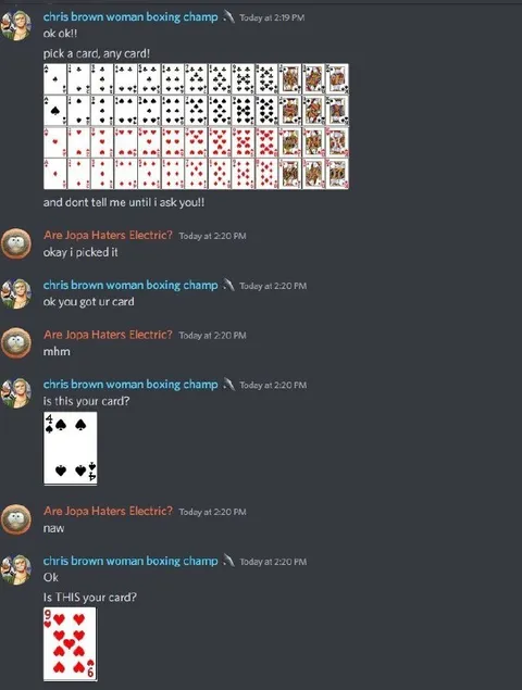 Pick a Card Any Card