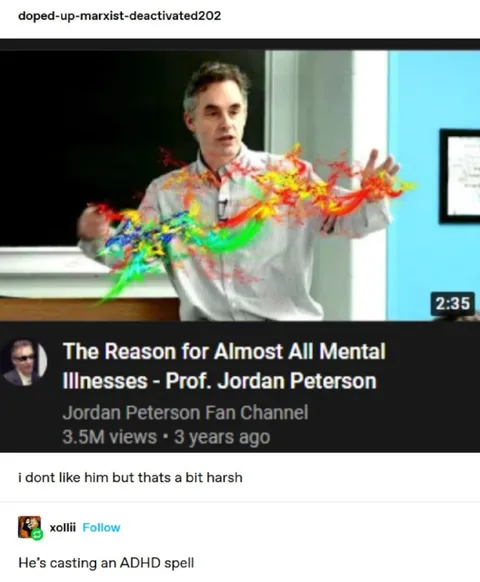 Jordan Peterson Casts an ADHD Spell