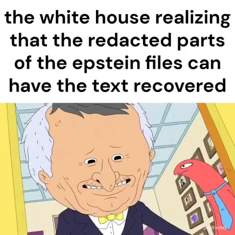 White House Redacted Files Panic