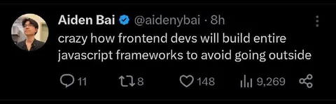 Frontend Developers Avoid Going Outside