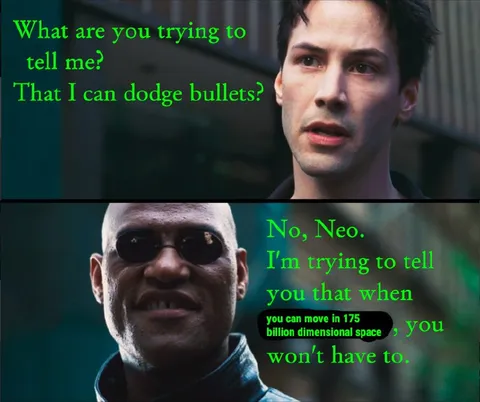 When Neo Thinks He Can Dodge Bullets