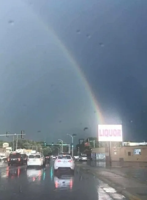 Rainbow Ends at the Liquor Store