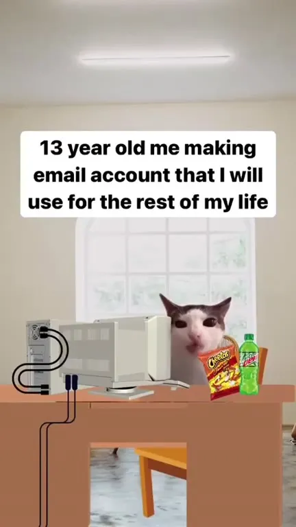 13-Year-Old Me Making an Email