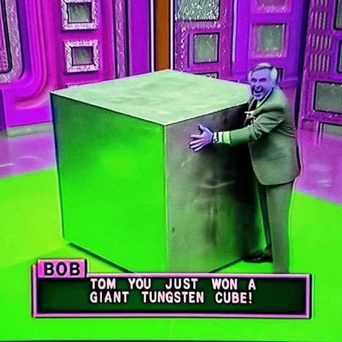 Giant Tungsten Cube Prize