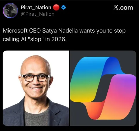 Satya Nadella Bans AI Slop