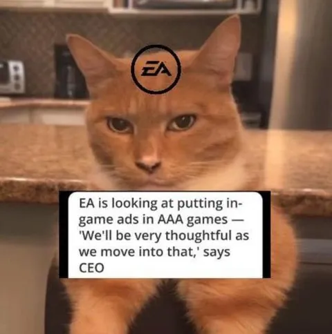 EA Cat Judges In-Game Ads