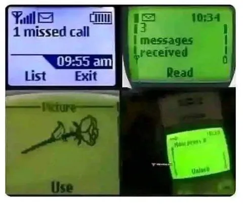 Old Phone Message Trouble