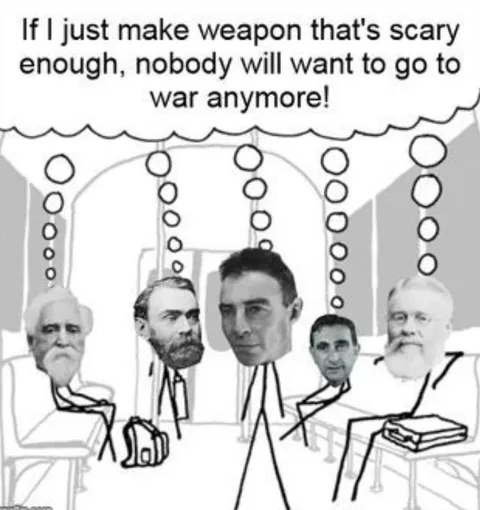 Scary Weapon Ends War