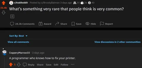Programmer Who Fixes the Printer