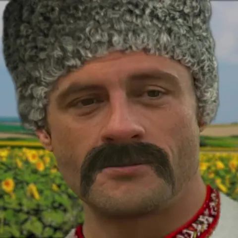 Суровый взгляд в поле