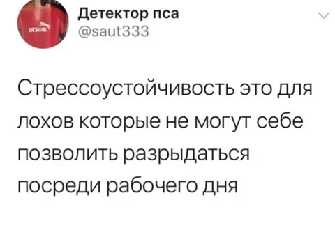 Стрессоустойчивость для лохов