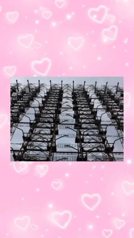 Pink Hearts Over Chernobyl Radar