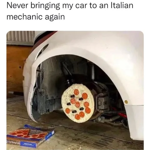 Italian Mechanic Pizza Repair